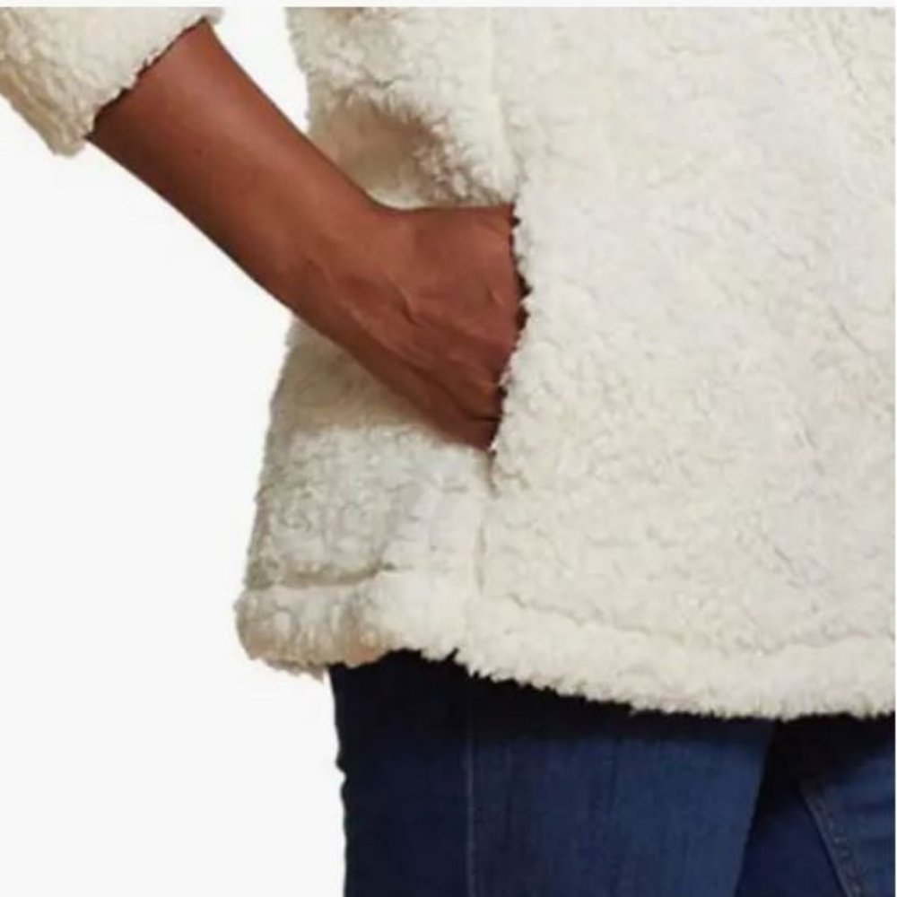 Nwot Weatherproof Pullover Sherpa Jacket - image 4